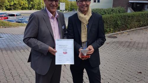 Kaspar Howald, Direktor Valposchiavo Turismo (rechts) und Marcello Gervasi, Präsident Valposchiavo Turismo. Foto: z. Vfg