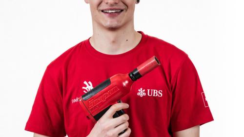 L’automecatronist Riet Bulfoni da Scuol s’ha qualifichà pels WorldSkills 2017 ad Abu Dhabi (fotografia: SwissSkills).