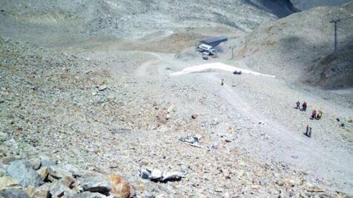 Die Unfallstelle auf der Diavolezza Foto: Kantonspolizei Graubünden