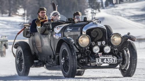 Ein Highlight - der Bentley von 1929 .             Foto: Daniel Zaugg