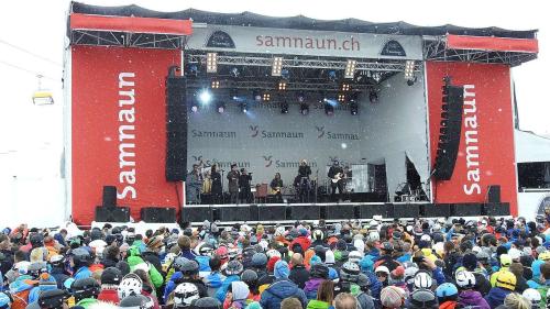 Sarah Connor auf der Bühne des 31. Frühlingsschneefests. (Foto: Jan Schlatter)