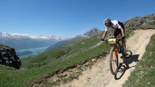 Sascha Weber übernimmt nach der zweiten Etappe die Gesamtführung (Foto: Madlaina Walther).