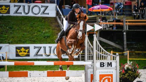 Legende: Gina Camichel gewann am Donnerstag. Foto: z. Vfg