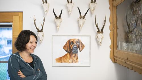 Daniela Denoth, Frau vom Wildhüter. Foto: Mayk Wendt