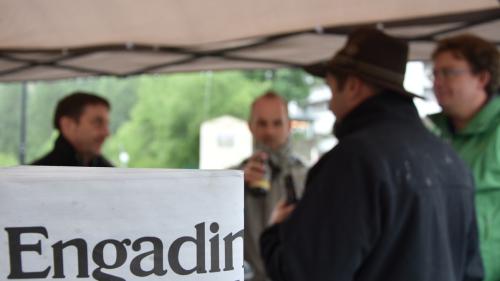 Inscunter in Sils-Maria (Foto: Nicolo Bass). 