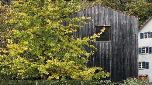 Das «Ensemble Peter Zumthor» in Haldenstein macht den Auftakt zur Sensibilisierungskampagne für das baukulturelle Erbe aus der zweiten Hälfte des 20. Jahrhunderts, «52 beste Bauten» in Graubünden. Foto: Ralph Feiner