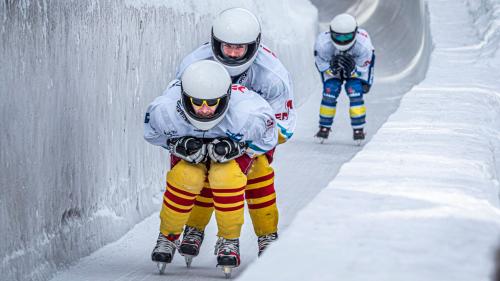 Einer der letzten Events der Saison: Das Bob Run Skating. Foto: Daniel Zaugg