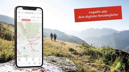 Ein Reisebegleiter für das Unterengadin: Die engadin.app. (Foto: TESSVM)