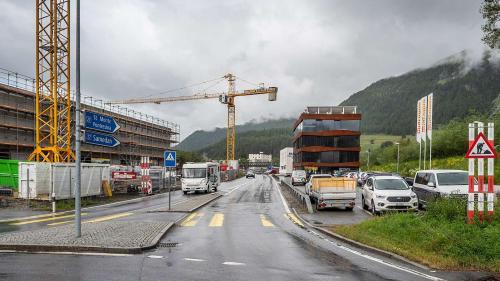 Die Bevölkerung von Samedan  entscheidet sich gegen die Langsamverkehrsverbindung nach Cho d'Punt (Foto: Dan Zaugg).