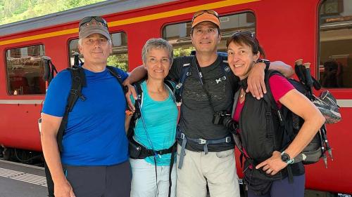 Die Westschweizer verbringen bereits zum zweiten Mal ihre Ferien im Engadin.