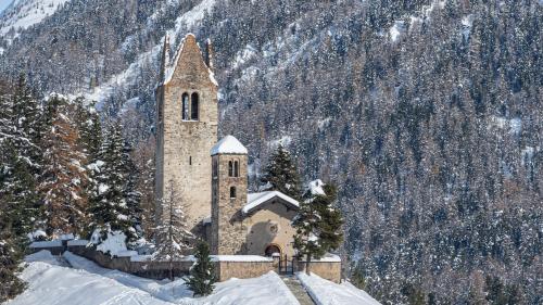 Die Kirche San Gian in Celerina. Foto: Daniel Zaugg