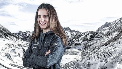 Erster Podestplatz für Talina Gantenbein (Foto: Swiss Ski).