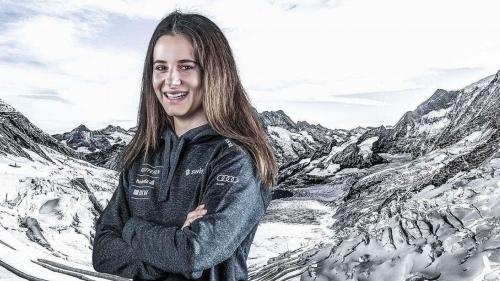 Talina Gantenbein wird Dritte beim Skicross-Weltcup in Schweden (Foto: Swiss-Ski).