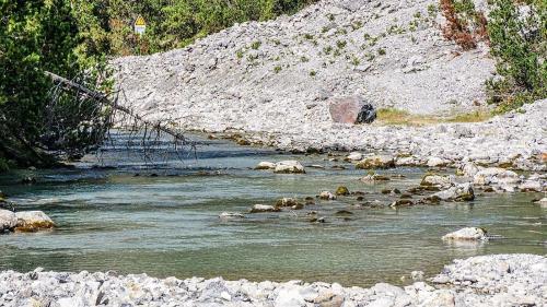 Das Sediment des oberen Spölbachs ist PCB-belastet und harrt weiter seiner Sanierung. Foto: Jon Duschletta