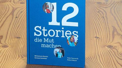 Die Personen, die direkt betroffen sind, erzählen im Bildband «12 Stories, die Mut machen» wie sie Kleinunternehmer geworden sind. Foto: Daniel Zaugg