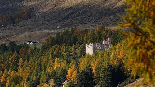 Zwischen Geschichte und Gegenwart: Das Hotel Castell vereint hundertjährige Baukultur mit einer sorgfältig kuratierten Kunstsammlung von Ruedi Bechtler und urbanem Design von UNStudio. Foto: Hotel Castell