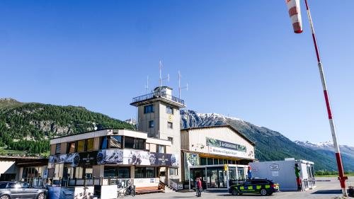 Regionalflughafen Samedan. Foto: Jon Duschletta