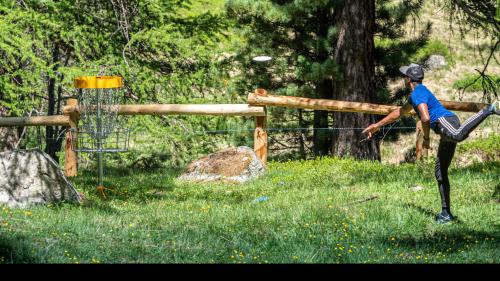 Disc Golf: Mit Scheiben statt Bällen und Körben statt Löchern.   Foto: Daniel Zaugg