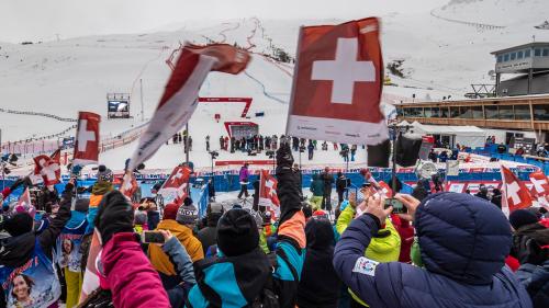 Die Zitterpartie hat ein Ende, seit Donnerstagnachmittag ist klar: Der Weltcup auf der Corviglia darf stattfinden. Foto: Daniel Zaugg