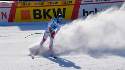 Starker Auftritt von Stephanie Jenal: Die 23-Jährige aus Samnaun holte sich beim zweiten Super-G am Sonntag als 16. erstmals überhaupt in ihrer noch jungen Karriere Weltcuppunkte. Fotos: www.fotoswiss.com/Giancarlo Cattaneo