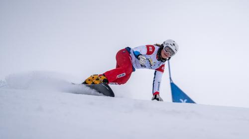 Ricarda Hauser konnte am Samstag in Scuol ihr Weltcup-Debüt feiern (Foto: Dominik Täuber).