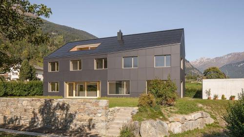 EFH «Sol’CH» in Poschiavo.  Foto: Nadia Vontobel Architekten GmbH