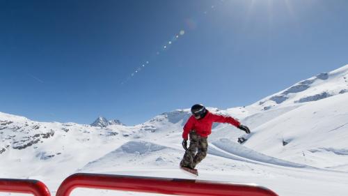 Slopestyle-Vizeweltmeister Nicolas Nici Huber in Action. Foto: Christian Walker