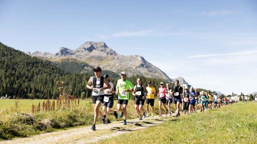 Rund 1500 Teilnehmer zählte das OK beim diesjährigen St. Moritz Running Festival. Foto: Fabian Gattlen