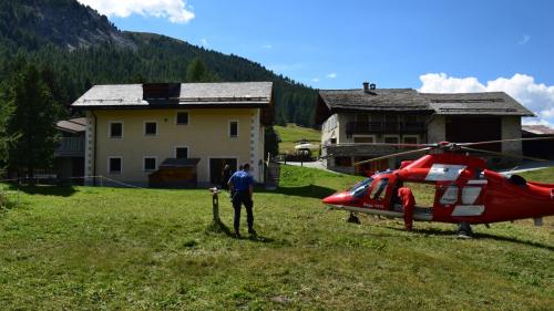 Der Unfallort im Fextal. Foto: Kantonspolizei