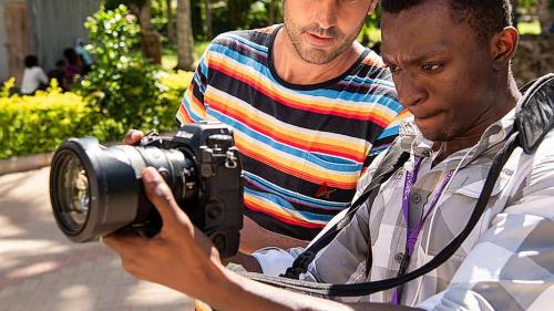 Mayk Wendt war während drei Monaten als Fotograf in Kenia tätig. Foto: Marcel Kaufmann