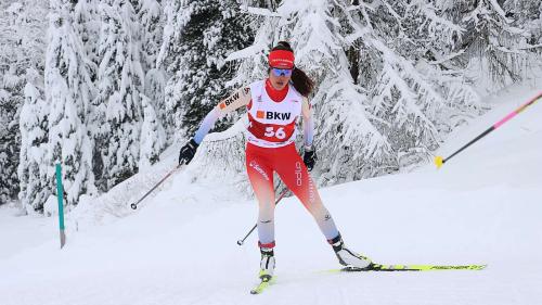 Die Zernezerin Giuliana Werro ist an der Tour de Ski mit dabei. Foto: Ladina Cantieni