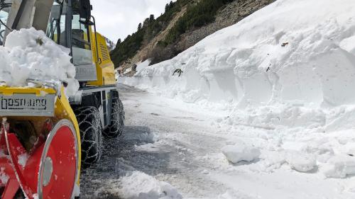 Impreschiuns da la rumida da naiv sül Pass dal Flüela (fotografia: Pro Flüela).