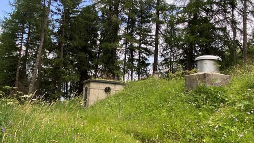 Dieses Wasserreservoir bereitet den Verantwortlichen der Gemeinde S-chanf Sorgen. Foto: Gemeinde S-chanf