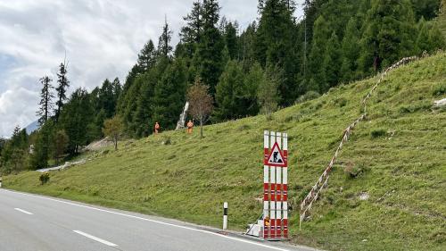 Vorbereitungsarbeiten für die Zufahrtsstrasse. Foto: Andrea Gutgsell