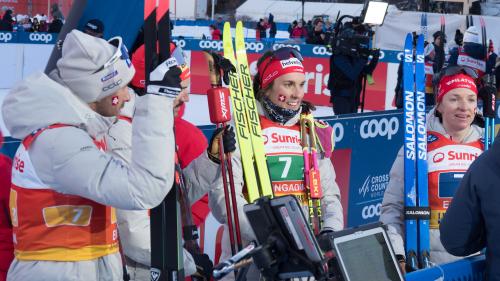 Schweiz 1 lief in der Mixded-Staffel auf Rang drei. Foto: Reto Stifel