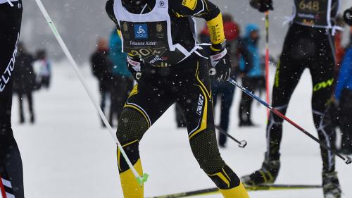 Die 15-jährige Fabienne Alder nimmt seit der 1. Klasse regelmässig an Langlaufwettkämpfen teil. Auch am Engadin Halbmarathon war sie am Start und ging sogleich als Siegerin hervor. (Foto: alphafoto.com)