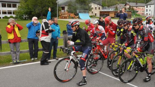 In wenigen Stunden wurde der Start zur letzten Tour de Suisse-Etappe aufgegleist