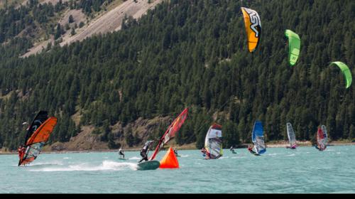 Auch das "best of 3" Rennen wird wieder über die Bühne gehen. Foto: Engadinwind/Marc van Swoll