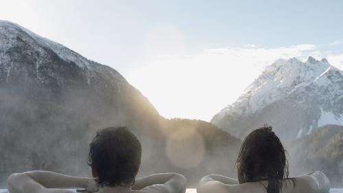 Wellness i’l Bogn Engiadina Scuol d’eira tanter Nadal e Büman üna spüerta alternativa a la trid’ora. (fotografia: Bogn Engiadina Scuol SA)