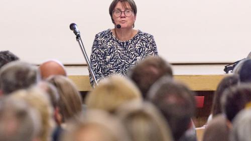 Aita Zanetti candidescha per ün’ulteriura perioda d’uffizi sco capo cumünal da Scuol (fotografia: Michael Steiner).