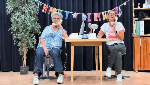 Die Proben laufen, und einige Szenen sitzen bereits fast perfekt. 		Foto: Sabina Cloesters